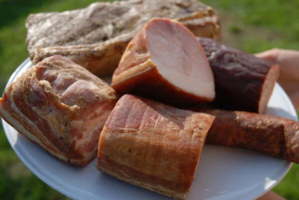 Świateczny zestaw wędzone wędzonych na ciepło ok 2,5 kg - obrazek 2