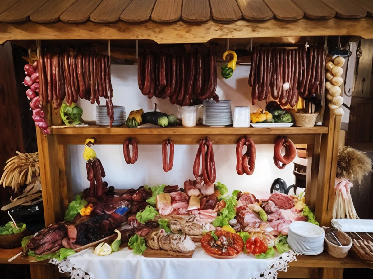 WIEJSKI STOL BIESIADNY DUZY NA WESELA I CHRZCINY DO 100 OSOB 5306 1200
