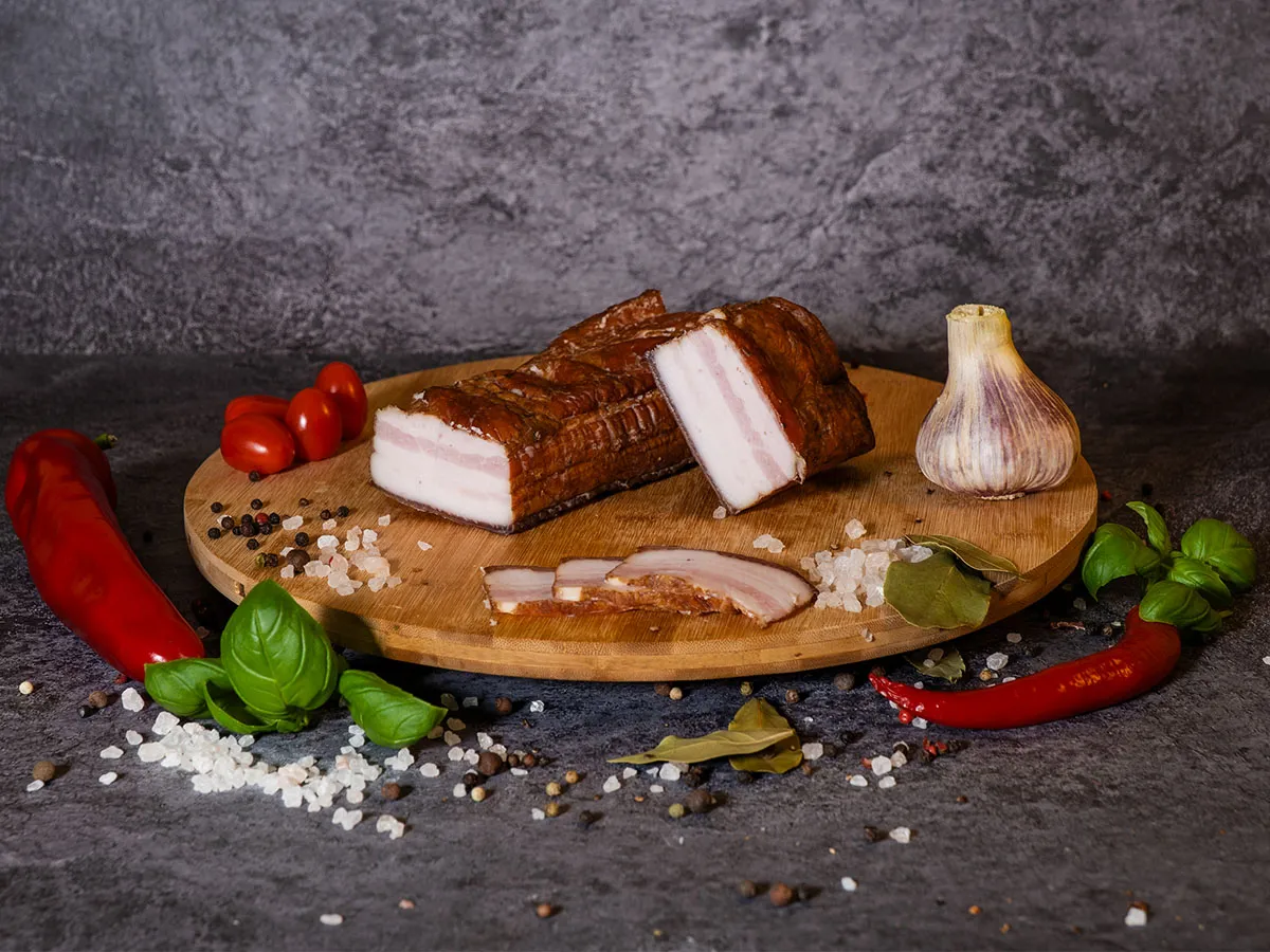 Słonina tradycyjna wędzona ok 500g