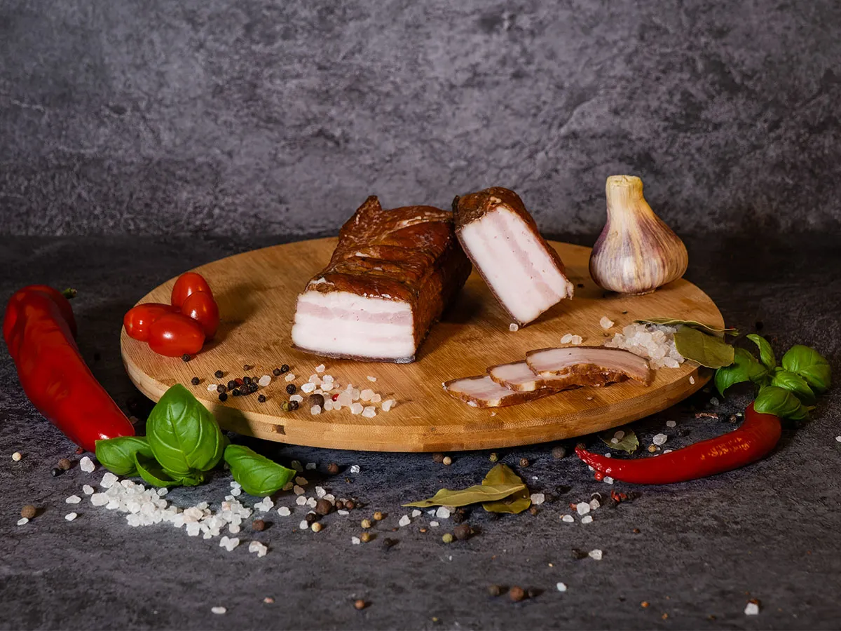Słonina tradycyjna wędzona ok 500g - obrazek 5
