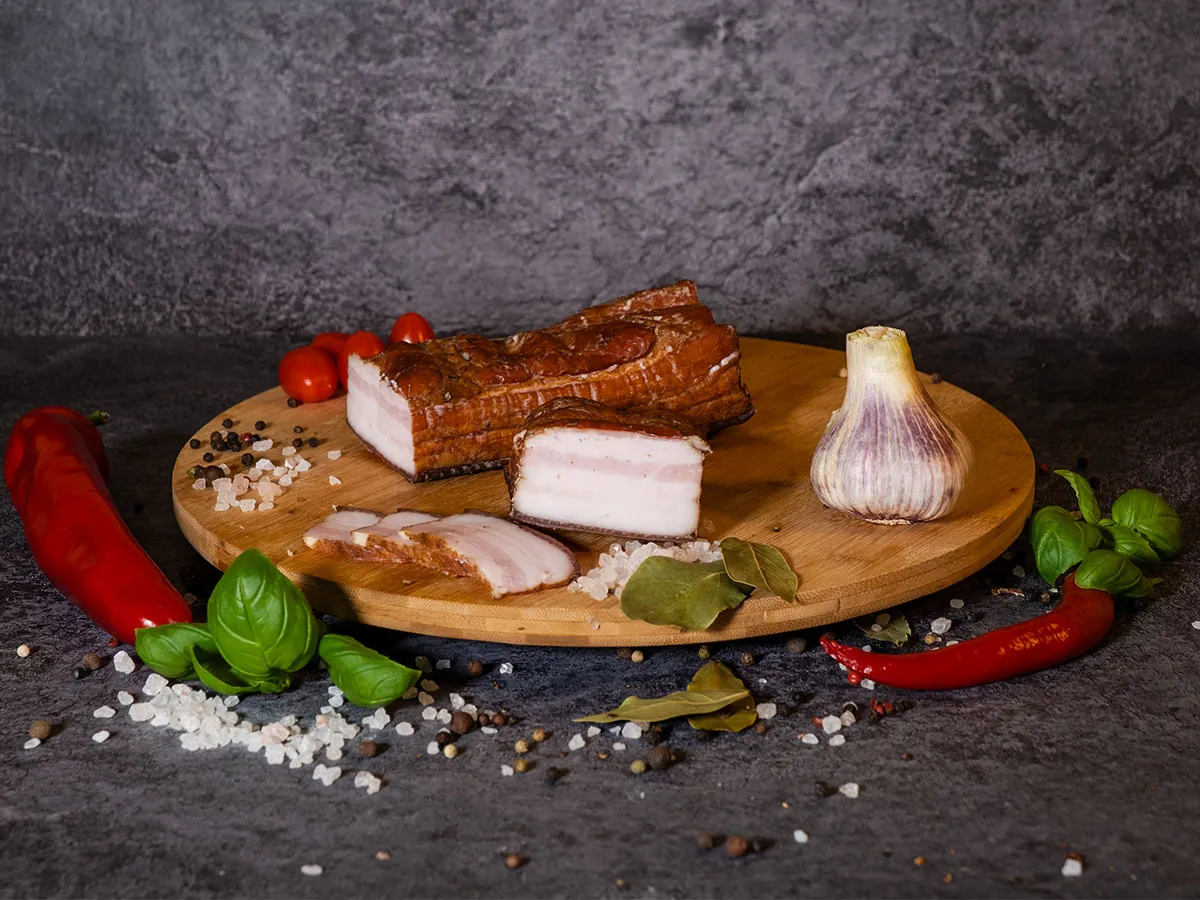 Słonina tradycyjna wędzona ok 500g - obrazek 4