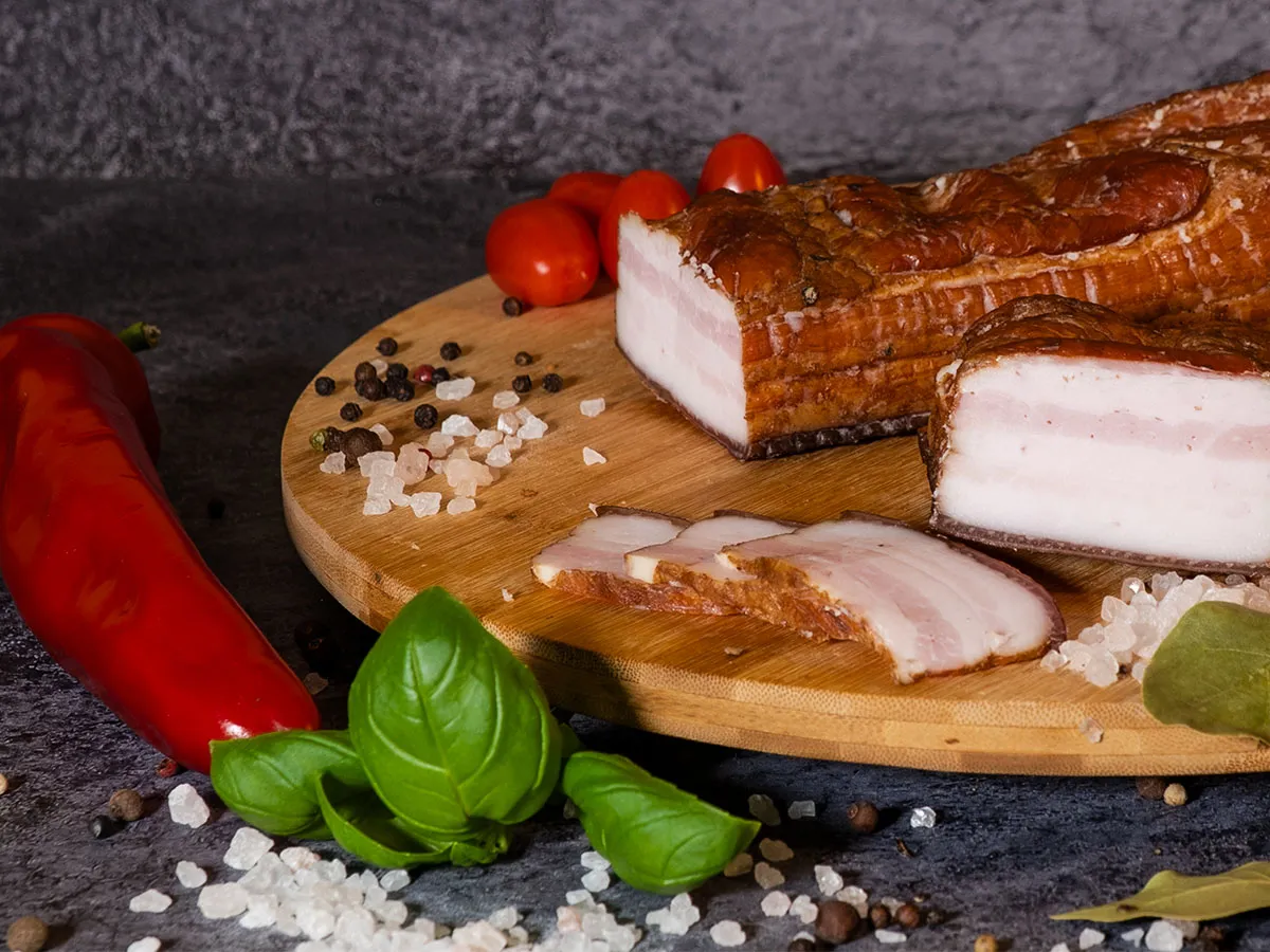 Słonina tradycyjna wędzona ok 500g - obrazek 3