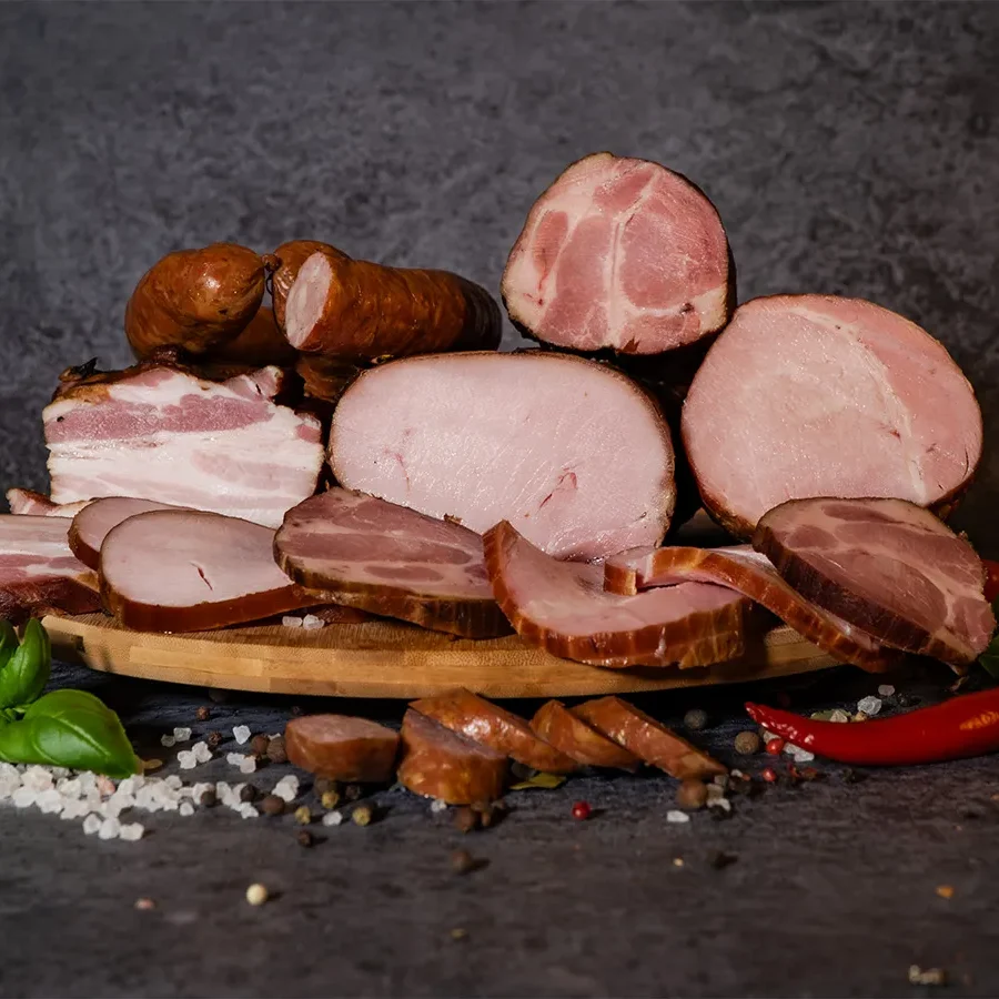 Zestaw wędzonek dojrzewających  naturalnych ok 2,5 kg